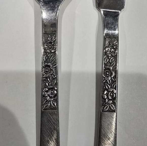 VTG Stanley Roberts Rogers Dorette Stainless Flatware Japan Fork Butter Knife - Picture 2 of 3